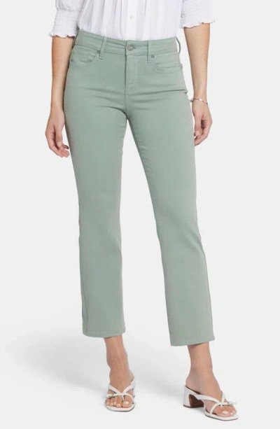 Shop Nydj Marilyn Straight Leg Ankle Jeans In Lily Pad