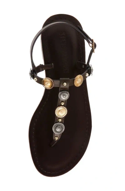 Shop Steve Madden Romie T-strap Sandal In Brown