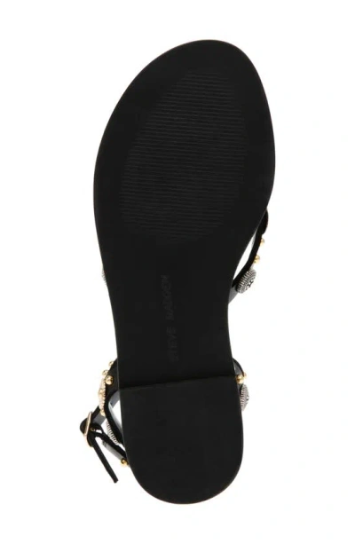 Shop Steve Madden Recent Gladiator Sandal In Black