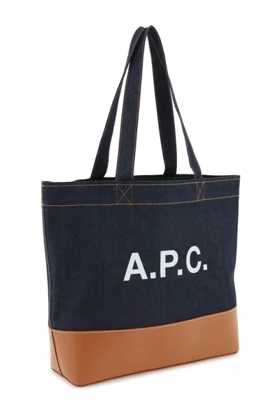 Shop Apc A.p.c. Axel E/w Tote Bag In Multicolor