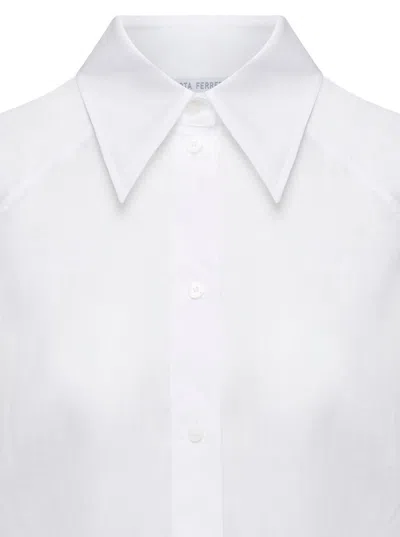 Shop Alberta Ferretti Shirts In White
