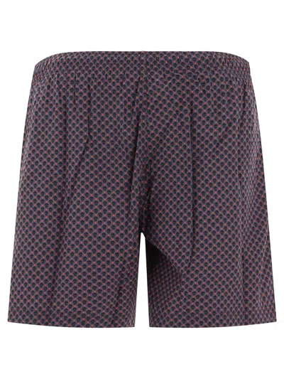 Shop Alexander Mcqueen "skull Dots" Swim Shorts In Grey