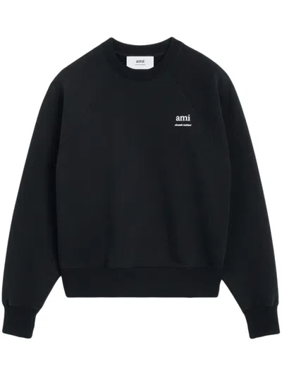 Shop Ami Alexandre Mattiussi Sweatshirt In Noir