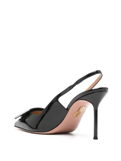 Shop Aquazzura Patent Leather Shibuya Pumps In Black