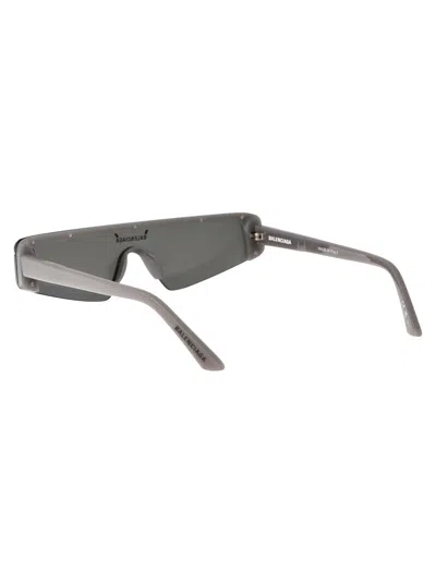 Shop Balenciaga Sunglasses In 011 Grey Grey Silver