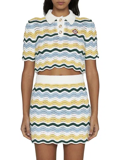 Shop Casablanca Skirts Multicolour
