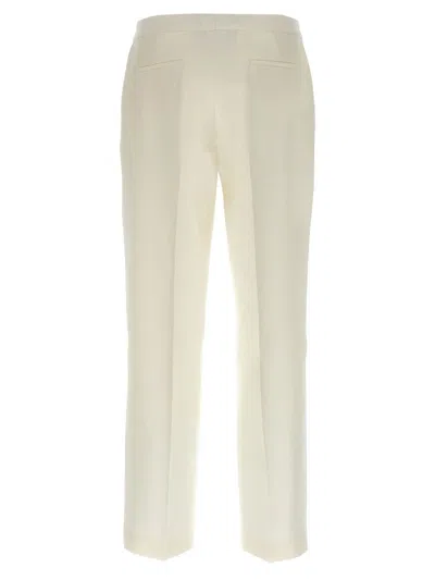 Shop Fabiana Filippi Tailored Trousers In White