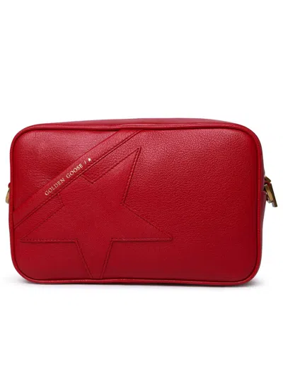 Shop Golden Goose Red Leather Bag