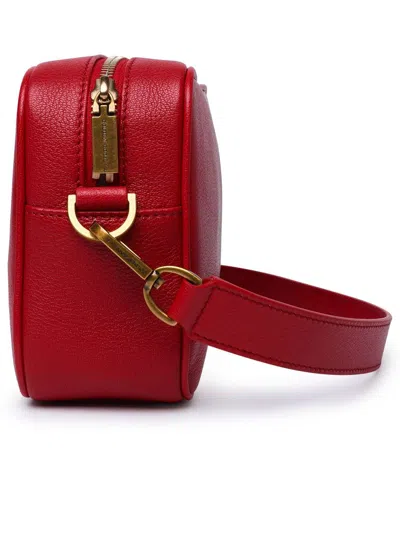 Shop Golden Goose Red Leather Bag