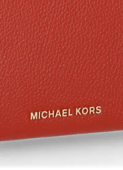 Shop Michael Kors Empire Terracotta Wallet In Orange
