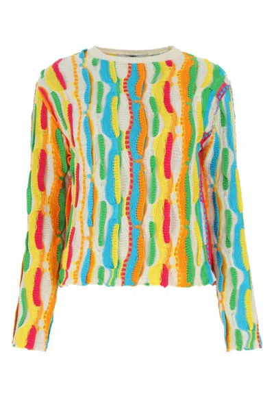 Shop Msgm Knitwear In Multicoloured