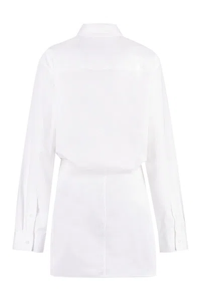 Shop Off-white Off White Dress In Whitewhite