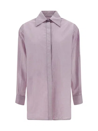 Shop Quira Shirts In Misty Lilac