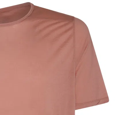 Shop Rick Owens Drkshdw Pink Cotton T-shirt