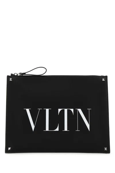 Shop Valentino Clutches & Pouches In Black&white