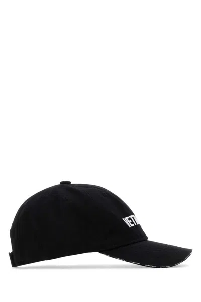 Shop Vetements Hats In Black