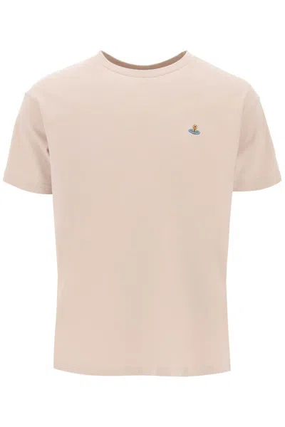 Shop Vivienne Westwood Classic T-shirt With Orb Logo In Multicolor