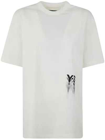 Shop Y-3 Adidas Logo T-shirt Clothing In White