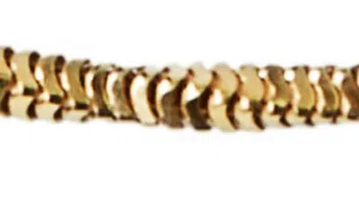 Shop Argento Vivo Sterling Silver Twist Chain Bracelet In Gold