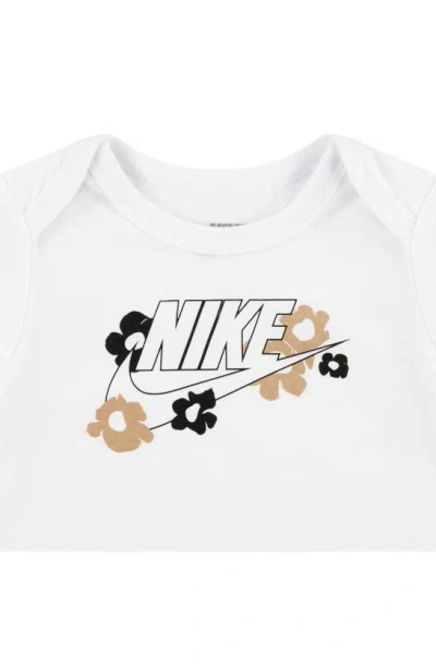 Nike Floral Bodysuit & Leggings Set In Hemp
