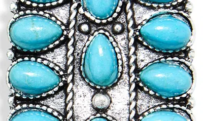 Shop Tasha Stone Drop Earrings In Turquoise