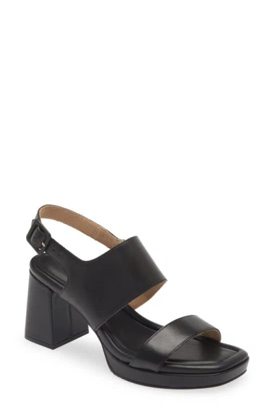Shop Rockport Aurielia Slingback Sandal In Black Leather