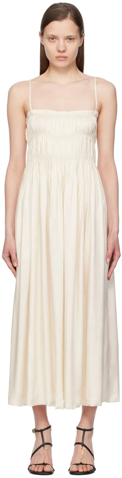 Shop Bec & Bridge Off-white Dali Maxi Dress In Ivory