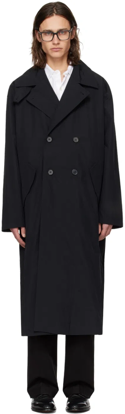 Shop Mfpen Black Industry Coat In Recycled Black
