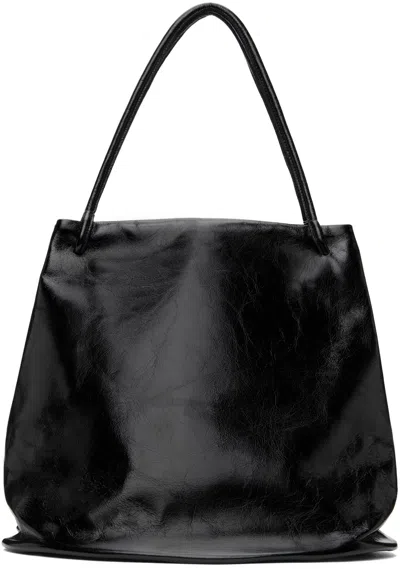 Shop Gabriela Coll Garments Black No.17 Hoof Tote In 02 - Black