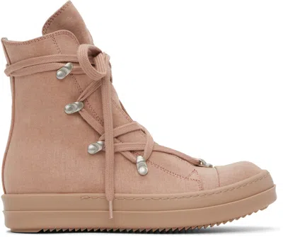 Shop Rick Owens Drkshdw Pink Hexa Sneaks Sneakers In 13all Dark Pink/dark