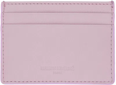 Shop Maison Kitsuné Purple Cloud Card Holder In P502 Lilac