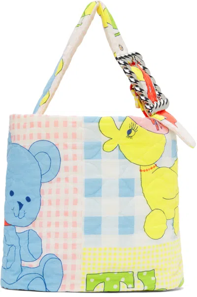 Shop Chopova Lowena Ssense Exclusive Multicolor Mini Vintage Baby Scrunch Bag