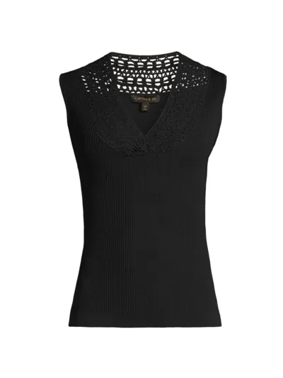 Shop Capsule 121 Women's The Extensive Sleeveless V-neck Sweater In Black