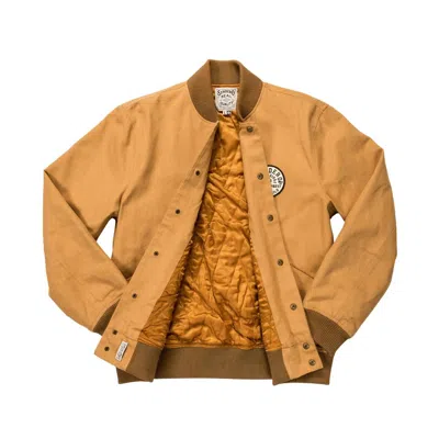 Shop Sendero Provisions Co. La Tierra Work Jacket In Yellow In Brown