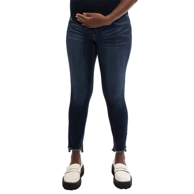 Shop 1822 Denim Maternity Vintage Ankle Skinny Jean In Raquel In Blue