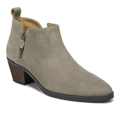 Shop Vionic Women's Cecily Ankle Bootie - Wide Width In Stone In Grey