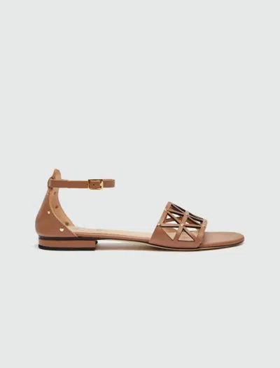 Shop Marella Ampezzo Sandal In Hazelnut In Brown