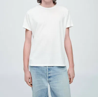 Shop Re/done Men's Classic Tee In Old White