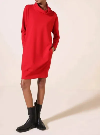 Shop Airfield Riva Dress In Red In Pink