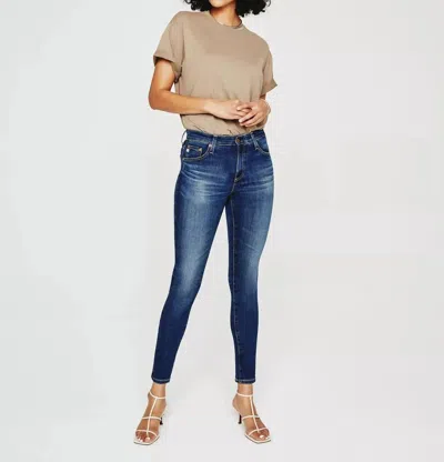 Shop Ag Farrah Skinny Ankle Jean In 7 Years Clover In Blue