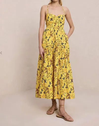 Shop A.l.c Arit Dress In Yellow In Multi