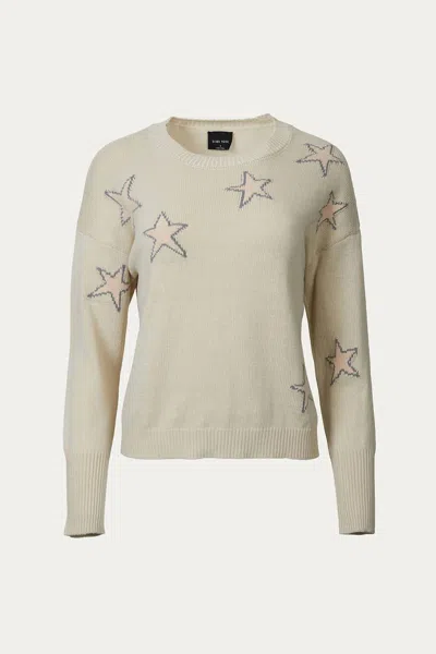 Shop By Together Intarsia-knit Cotton Sweater In Taupe In Beige