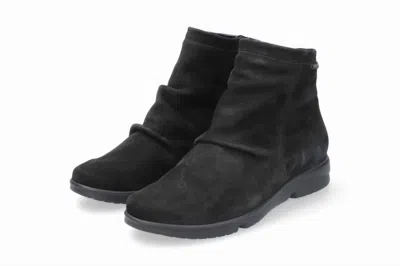 Shop Mephisto Women's Rezia Bucksoft Shoe In Black In Grey