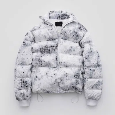 Shop Stampd Snow Camo Down Jacket In White
