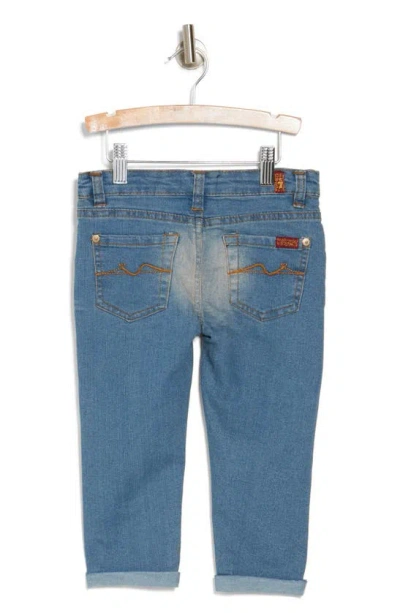 Shop 7 For All Mankind Kids' Josefina Cuffed Jeans In Musedes