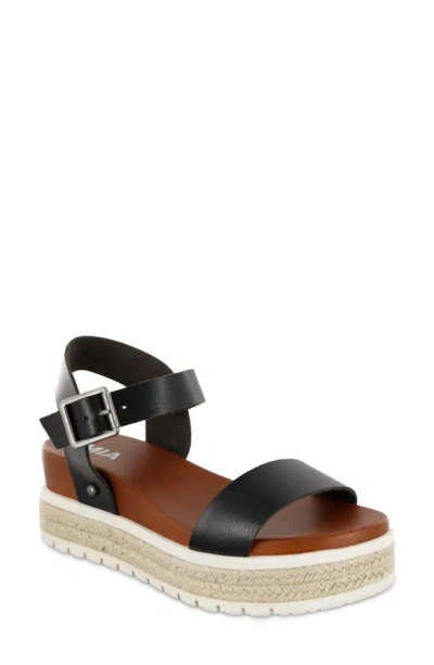 Shop Mia Kasandra Platform Sandal In Black Bona