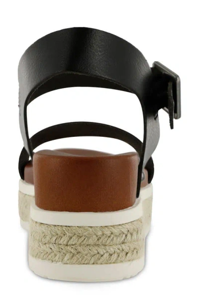 Mia Kasandra Platform Sandal In Black Bona