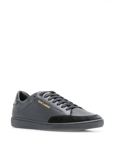 Shop Saint Laurent Court Classic Sl/10 Sneaker In Black