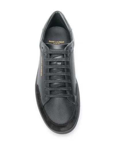 Shop Saint Laurent Court Classic Sl/10 Sneaker In Black