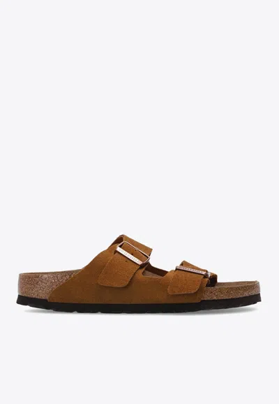 Birkenstock Arizona Buckle-fastened Sandals In Brown